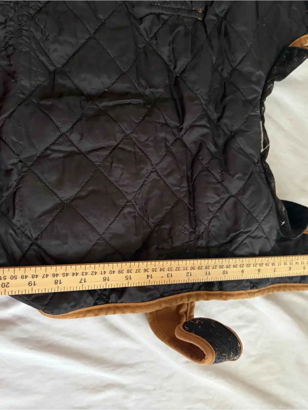 Carhartt Quilted Dog Chore Coat Vest Brown Approx Large Workwear